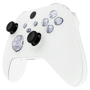 Kit complet de boutons de remplacement personnalisés pour manette Xbox Series X S : gâchettes directionnelles, boutons de fonction et coque de batterie - Product Image 4
