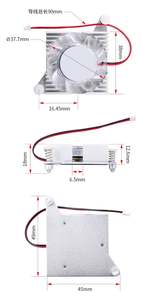 <span class=keywords><strong>ORANGE</strong></span> <span class=keywords><strong>Pi</strong></span> 5 plus เมนบอร์ดพัดลมระบายความร้อนหม้อน้ำพัดลมอลูมิเนียมระบายความร้อนขนาดใหญ่แบบบูรณาการแบบพิเศษ - Product Image 5