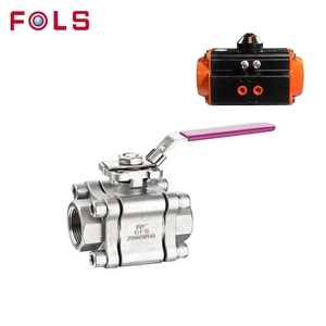 บอลวาล์วเหล็กหล่อแบบเต็มพอร์ต 1 ชิ้น 2 ชิ้น 3 ชิ้น 1000PSI 2000PSI ปลายเกลียว เชื่อมต่อแบบเชื่อมสูง - Product Image 3