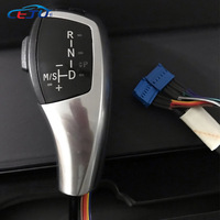 Kits d'intérieur de voiture Look carbone ABS noir argenté Pommeau de levier de vitesse LED pour BMW E82 E87 E46 E90 E92 E39 E60 E63 E38 E84 E83 E53 E89