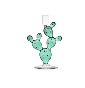Venta al por mayor de <span class=keywords><strong>candelabro</strong></span> cónico de pilar de cristal de <span class=keywords><strong>cactus</strong></span> en 3D personalizado - Product Image 1