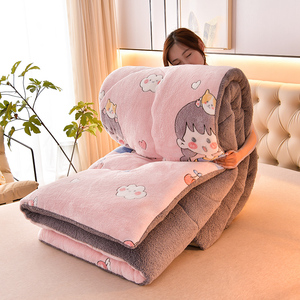 <span class=keywords><strong>Couette</strong></span> en <span class=keywords><strong>polaire</strong></span> double face réversible en coton vintage imprimé, taille king size, pour usage domestique et hôtelier, vente en gros - Product Image 5