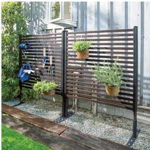 Clôture de périmètre en PVC et acier C341 pour villa, écran d'intimité, treillis d'escalade, clôture de cour, haie de jardin, treillis pour vigne - Product Image 1