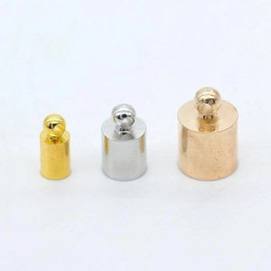 <b>Copper</b> Tassel Caps Round Plated For <b>Bracelet</b> Making Jewelry Findings Set Accessories - Product Image 3
