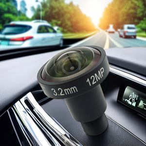 HQ 3.2mm M12 gắn ống kính mắt cá 12MP với khẩu độ F2.0 Camera giám sát CCTV toàn cảnh 12 megapixel - Product Image 1