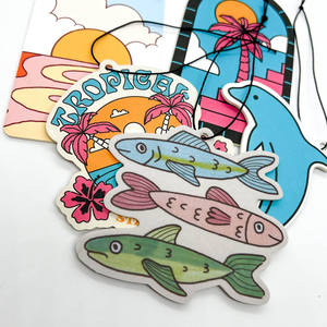 Désodorisant de voiture suspendu en papier écologique <span class=keywords><strong>le</strong></span> plus vendu pour automobile avec service OEM - Product Image 4