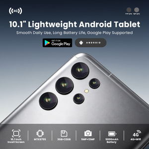 Tablet <span class=keywords><strong>PC</strong></span> Android 10 con Tres Cámaras de 500M+1300M, Batería de 5000mAh, Pantalla Incell BOE de 10.1 Pulgadas, Ranura <span class=keywords><strong>para</strong></span> Tarjeta SIM 4G, MTK6755, 3GB+32GB - Product Image 2