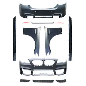Upgrade M4 Bodykit Bodykit Voor Bmw F10 Accessoires 5 Series F18 2011-2016 F10 Bodykit Voorlip Bumper Grille Set