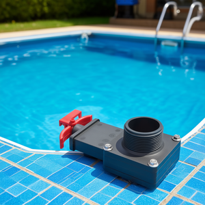 Válvula de Puerta para Piscina de 1.5 Pulgadas con Operación Manual para Uso en Piscinas - Product Image 2