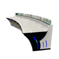 Kehua Fuwei Solutions personnalisables Design élégant Bureau de coordination des interventions d'urgence Centre de commande Consoles de contrôle de bureau