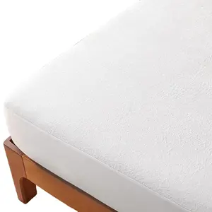 Matelas de lit personnalisé en bambou tricoté et imperméable de taille Queen Size protège-matelas avec caractéristiques anti-acariens et perméable à l'air - Product Image 4