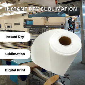HDHT X8410 Factory Supply Instant Dry 24inch*50m 2 Inch Core Sublimation <b>Paper</b> <b>Roll</b> for Espon 500 Series Clothing/ - Product Image 2