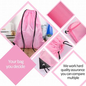 Diy Walking Yoga Swimming Tour Recycled Draw <strong>Rope</strong> Waterproof Children Adult Gym <strong>Bags</strong> With Custom Print - Product Image 4