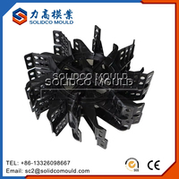 Factory Customization SOLIDCO Brand P20/718 Steel Plastic Fan Blade Mold for Engine Cooling Radiator Injection Mold