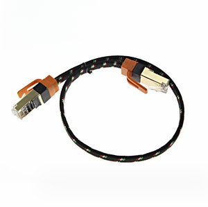 Catégorie <span class=keywords><strong>7</strong></span> Réseau tressé CAT7 Double blindage SSTP Plat Catégorie <span class=keywords><strong>7</strong></span> paire à paire câble réseau <span class=keywords><strong>rj45</strong></span> fini dix Gigabit - Product Image 4
