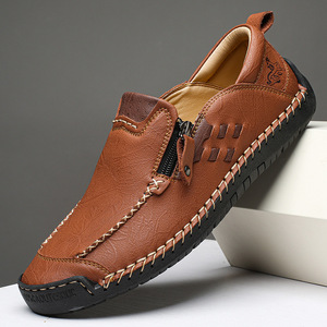Zapatos Casuales de Moda Estilo Coreano para Hombre, Mocasines de Cuero de Talla Grande, Mocasines Modernos de Primavera - Product Image 3