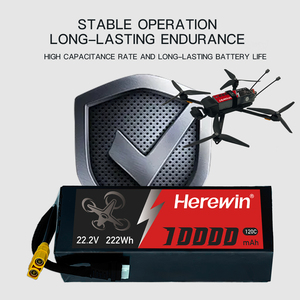 Аккумулятор Herewin 10Ач 22.2В 120C 6S с высокой токоотдачей, мягкий пакет, прямые поставки с завода для FPV дронов - Product Image 4