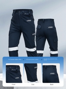 Pantalones de Trabajo Cómodos de Poliéster Transpirable para Hombre, Estilo Veraniego, para Reparación de Máquinas en Talleres, Venta al por Mayor con Impresión - Product Image 3