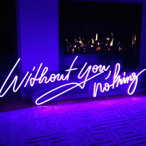 Enseigne Néon LED Imperméable Extérieur Personnalisé Lettre d'Affaires Enseigne Néon pour Mariage - Product Image 4