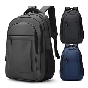 Vente en gros Sacs pour ordinateur portable pour étudiants d'université Sac à dos Oxford étanche Durable antivol Fermeture à glissière Sac de voyage d'affaires - Product Image 1