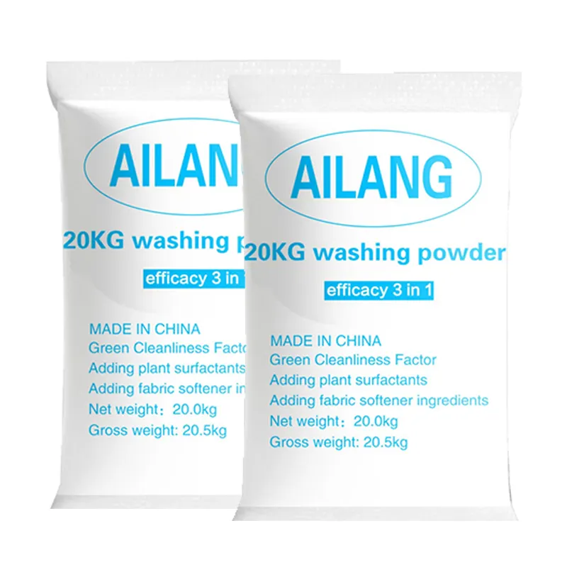 25kg hiệu quả cao làm sạch bột giặt chất tẩy rửa bán buôn Bột rửa bong bóng tăng cường làm sạch sâu từ nhà máy ở Trung Quốc