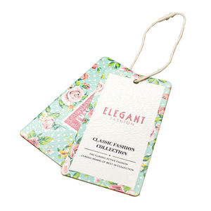 Étiquette volante de haute qualité pour les accessoires de vêtements et les produits de détail Papier cartonné durable pour la marque et les prix - Product Image 1