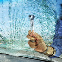 Marteau de sécurité d'urgence pour voiture en alliage dur en métal robuste avec coupe-ceinture de sécurité