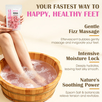 Tablettes de spa pour pédicure apaisantes, hydratantes et purifiantes à marque privée, avec huile de coco et sel d'Epsom, pour les pieds fatigués