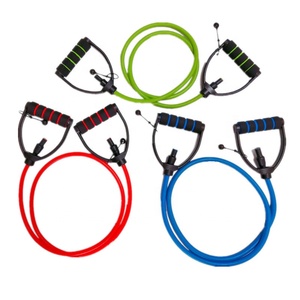 Đàn Hồi Kháng Ban Nhạc Ống Ban Nhạc Tập Thể Dục Latex Ống Set Với Tay Cầm Bọt - Product Image 2