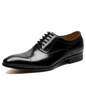 Chaussures Brogue Formelles en Cuir Véritable et Tissu Respirant, Légères, Style Rétro Anglais, Flexibles, Imperméables, Faites à la Main - Product Image 6
