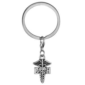 Porte-clés en métal avec pendentif pour infirmières <span class=keywords><strong>LVN</strong></span> NP, nouveau, sur-chaîne, breloque, sac à dos, accessoires de voiture - Product Image 3