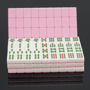 Juego de Mahjong de Lujo Personalizado de 160 Fichas con Soportes y Empujadores, Acrílico Profesional, Ecológico y Duradero para Niños - Product Image 1