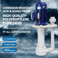 Pompe verticale industrielle à entraînement magnétique pour eau acide, alcaline et chimique marine, 22 kW, 7,5 CV, haute pression