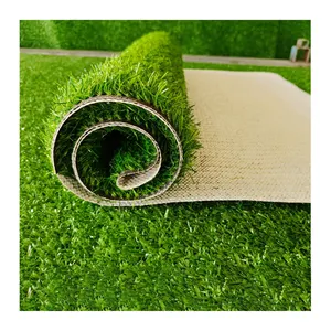 Vendita calda finto all'aperto ad alta densità tappeto sintetico prato artificiale erba di plastica 40mm per uso commerciale