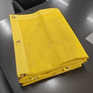 Tissu de polyester de maille enduit de PVC de fil de cors soudable et en métal à haute fréquence avec le Keder de couture d'aiguille <span class=keywords><strong>pour</strong></span> le parasol - Product Image 4