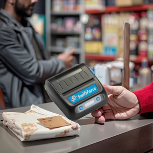 80 mét mini xách tay Máy in nhiệt USB cho Tương thích với Android & IOS hệ thống cầm tay máy in di động - Product Image 3