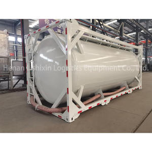 Zement ISO Tank <span class=keywords><strong>Container</strong></span> 20ft Kohlenstoffs tahl Material <span class=keywords><strong>Transport</strong></span> Getreide <span class=keywords><strong>Bulk</strong></span> Cement Gips Pulver Zement Tanker - Product Image 4