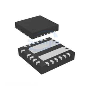 AOZ2235CQI-02 Power Management (PMIC) 22 PowerVFQFN BOM IC In Stock IC REG BUCK ADJ 12A 22QFN Electronic Component Manufacturer - Product Image 1