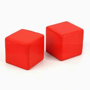 High Quality Custom Handheld Decompression PU Foam Right Angle Square Pressure Ball Simple Design Reactive Business Promotions - Product Image 3