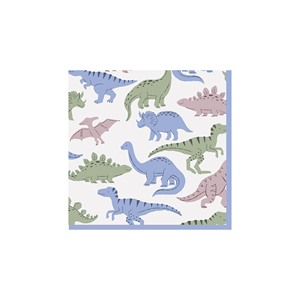 Juego de Platos Desechables Azules con Diseño de Dinosaurios para Fiestas de Cumpleaños de Niños, Decoraciones Personalizadas para Fiestas Infantiles de la Fábrica DAMAI - Product Image 3