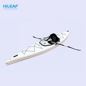 HL-K1 HILEAF damla dikiş ve PVC malzeme tek kişilik koltuk şişme kano katlanabilir balıkçılık kayık tekne satılık