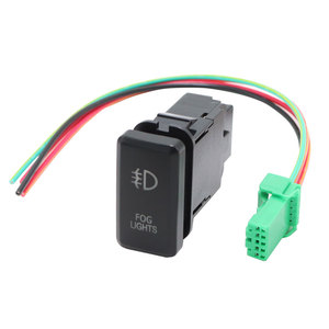 5-polige <span class=keywords><strong>12V</strong></span> drukknop aan/uit-schakelaar compatibel met mistlampen en DRL LED-lichtbalk - Product Image 1