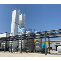Usine industrielle d'oxygène liquide 100-150 tonnes par jour pour le remplissage de bouteilles et l'approvisionnement en oxygène liquide