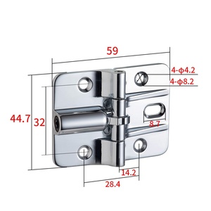 Modern Foldable Zinc Alloy Hinges Distribution Boxes for Control Cabinets High/<b>Low</b> Voltage Easy Installation for Kitchen Living - Product Image 3