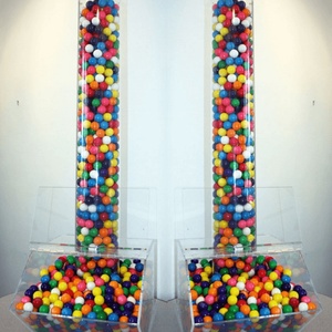 Large Capacity High Detachable Transparent PMMA Acrylic Tube Candy Bin Customizable Size & Color Wholesale - Product Image 1