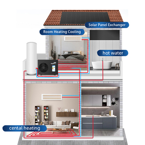 JNOD Thermodynamic Hybrid <b>Solar</b> Heat <b>Pump</b> for Residential Hot Water Heating Cooling Heatpump System Thermodynamic Heat <b>Pump</b> - Product Image 1