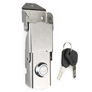 TANJA <b>Motorcycle</b> <b>Tail</b> <b>Box</b> Latch SUS201 Stainless Steel Lockable Universal Replacement Part A221B1-S - Product Image 5