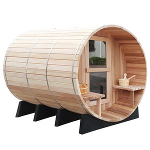 Sauna infrarouge miniature en forme de tonneau pour l'extérieur, best-seller mondial, avec <span class=keywords><strong>sonde</strong></span> de température - Product Image 2
