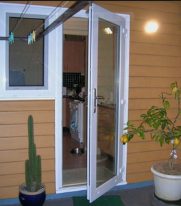 Pintu Jendela Kaca Ganda Tempered PVC/<span class=keywords><strong>UPVC</strong></span> Gaya Prancis untuk Balkon Harga Pabrik - Product Image 4