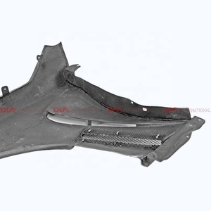 อะไหล่รถยนต์คาร์บอน Q50 V37 สำหรับ Infiniti Q50 V37 รุ่น DLF บังโคลนหน้าคาร์บอนไฟเบอร์แบบมีช่องระบายอากาศ คุณภาพสูง - Product Image 6